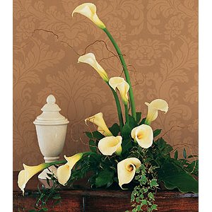 cremation urn flowers