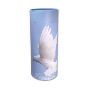 Dove Scattering Tube Urn