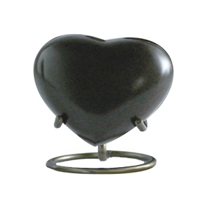 Maus Granite Blue Heart Keepsake Urn