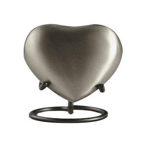 Pewter Heart Keepsake Urn